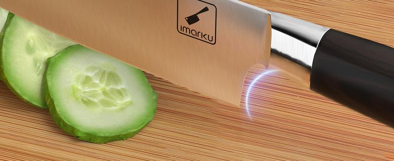 imarku Japanese Chef Knife - Sharp Kitchen Knife 8 Inch Chef's Knives HC Steel Paring Knife, Unique Gifts for Men and Women, Gifts for Mom or Dad, Kitchen Gadgets with Premium Gift Box