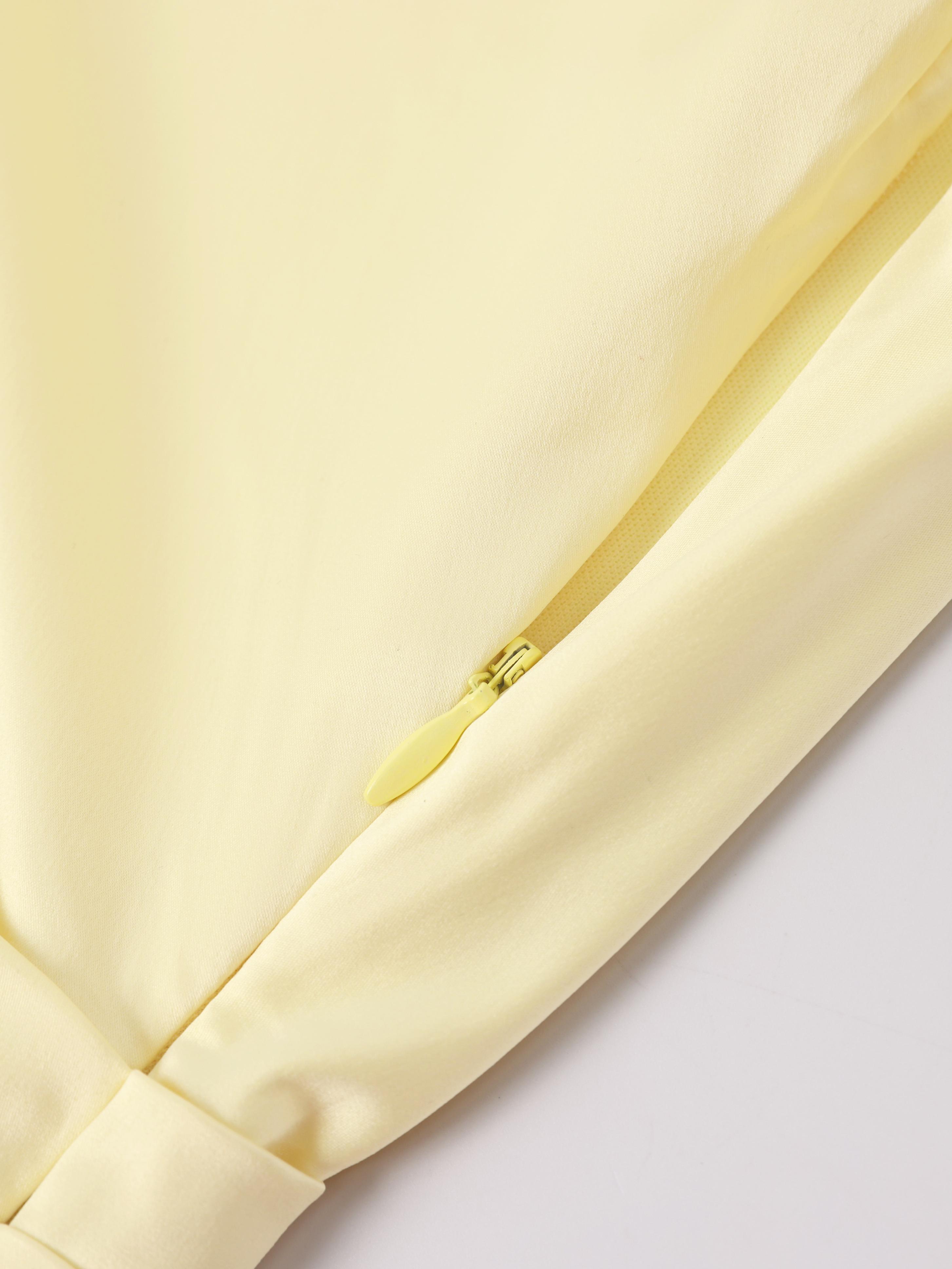 Women's Sloping Shoulders Backless Ruched Satin Bodycon Maxi Dress - Formal Party, Dinner, Date Wear for Spring