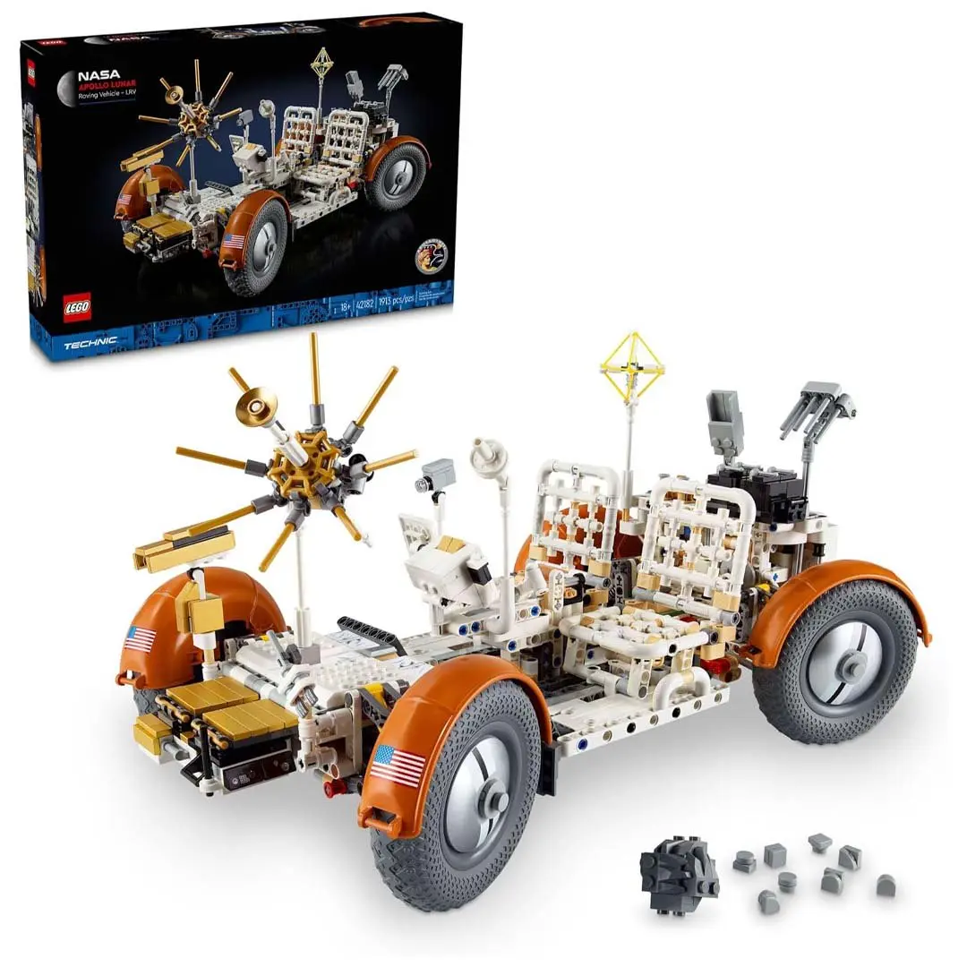 LEGO Technic NASA Apollo Lunar Roving Vehicle (LRV) 42182, Collectible Assembled Building Blocks Model Kit