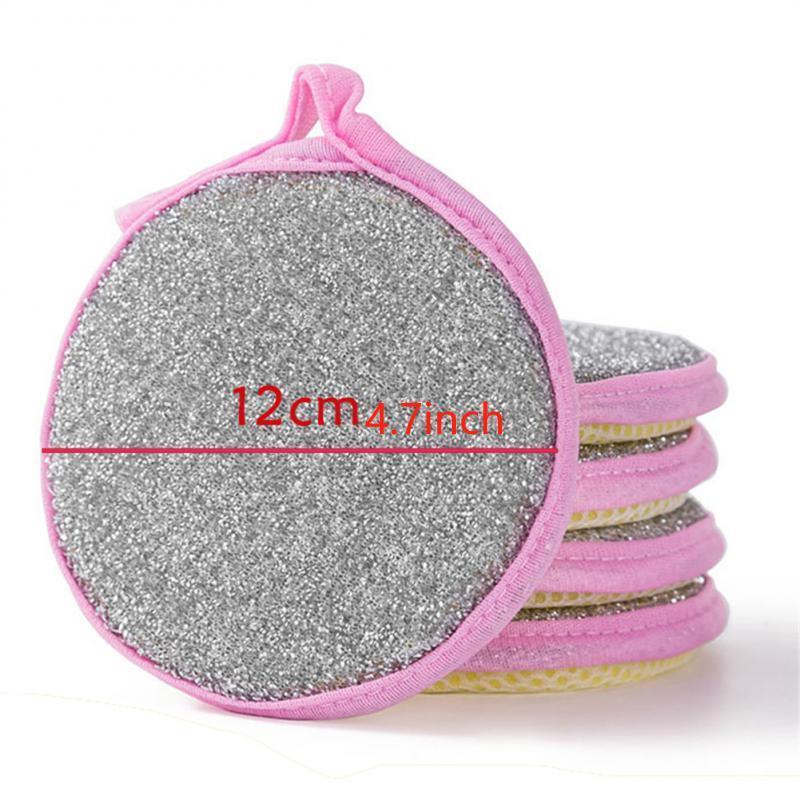 Random Color Double-sided Dishwashing Sponge 5pcs Portable Durable Hanging Multifunctional Kitchen Cleaning Sponge Household Cleaning Tool Random Color Double-sided Dishwashing Sponge 5pcs Portable Durable Hanging Multifunctional Kitchen Cleaning Sponge Household Cleaning Tool