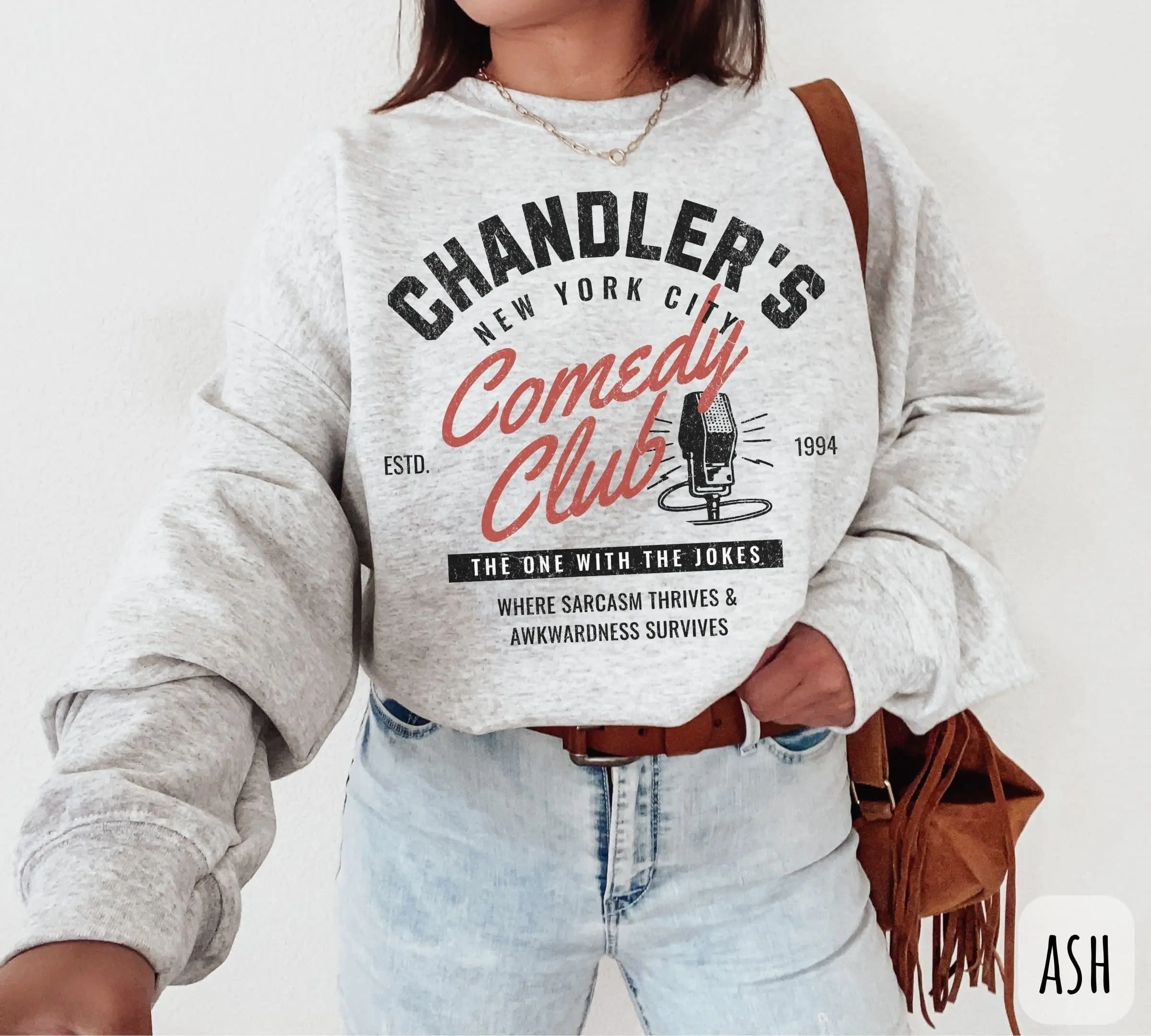 Chandler Friends Sweatshirt | Friends Sweatshirt | 90s Nostalgia | Bing Hoodie | Friends TV Show Inspired Crewneck