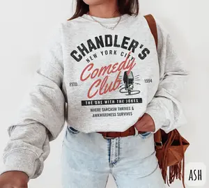 Chandler Friends Sweatshirt | Friends Sweatshirt | 90s Nostalgia | Bing Hoodie | Friends TV Show Inspired Crewneck