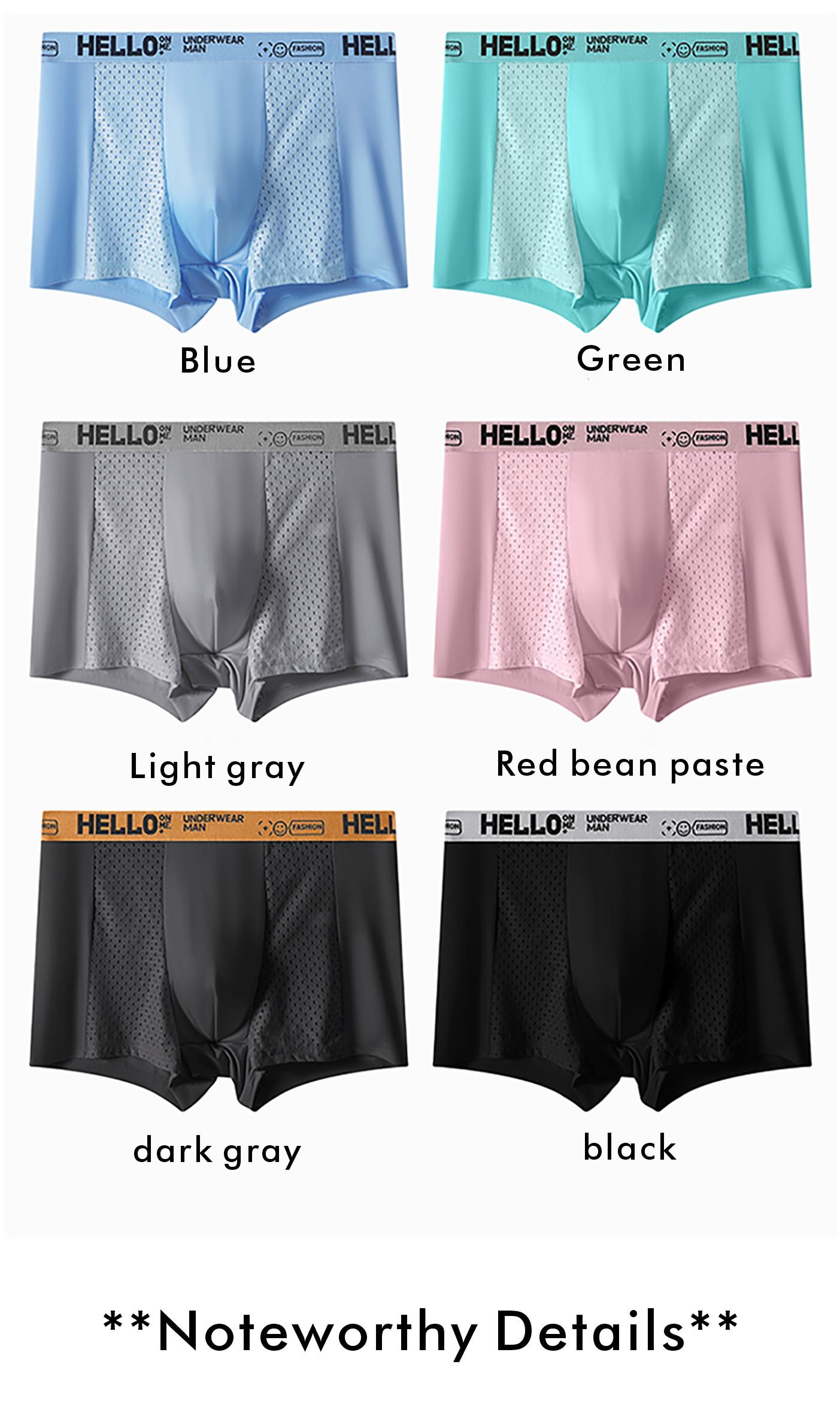xl Men's Letter Tape Boxer Brief, BreathableComfortable Underwear for Daily Wear, Soft Clothesfor Men, Summer Underclothes