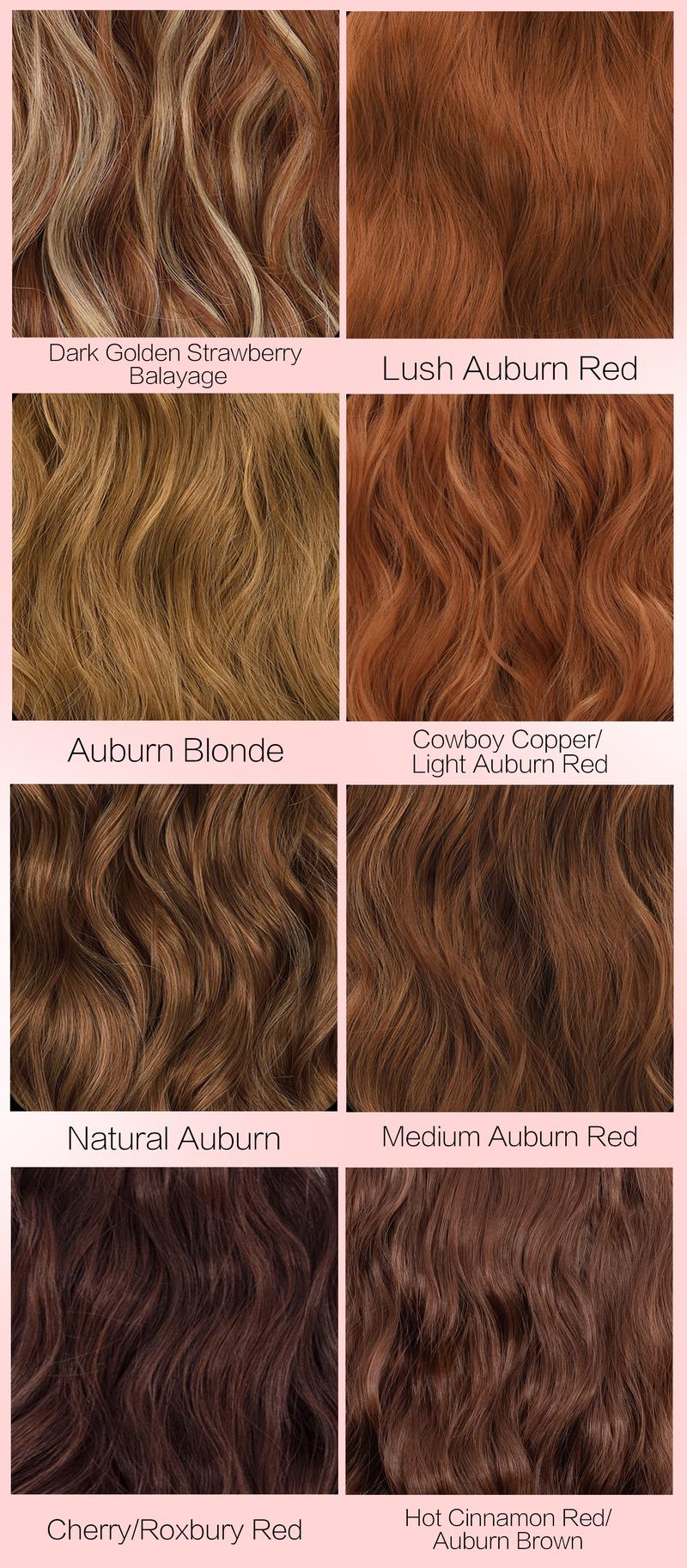 【QBEAUTY 】24 Inches Invisible Clip- in Synthetic Hair Extensions Thick Natural Hairpieces Double Weft 4/3/2 Secure Clips Long Wavy Secret Hairpiece for Women