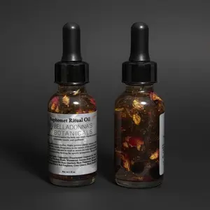 Baphomet Ritual Oil Power Protection Transformation Elixir Botanicals for Ritual Spellwork Meditation