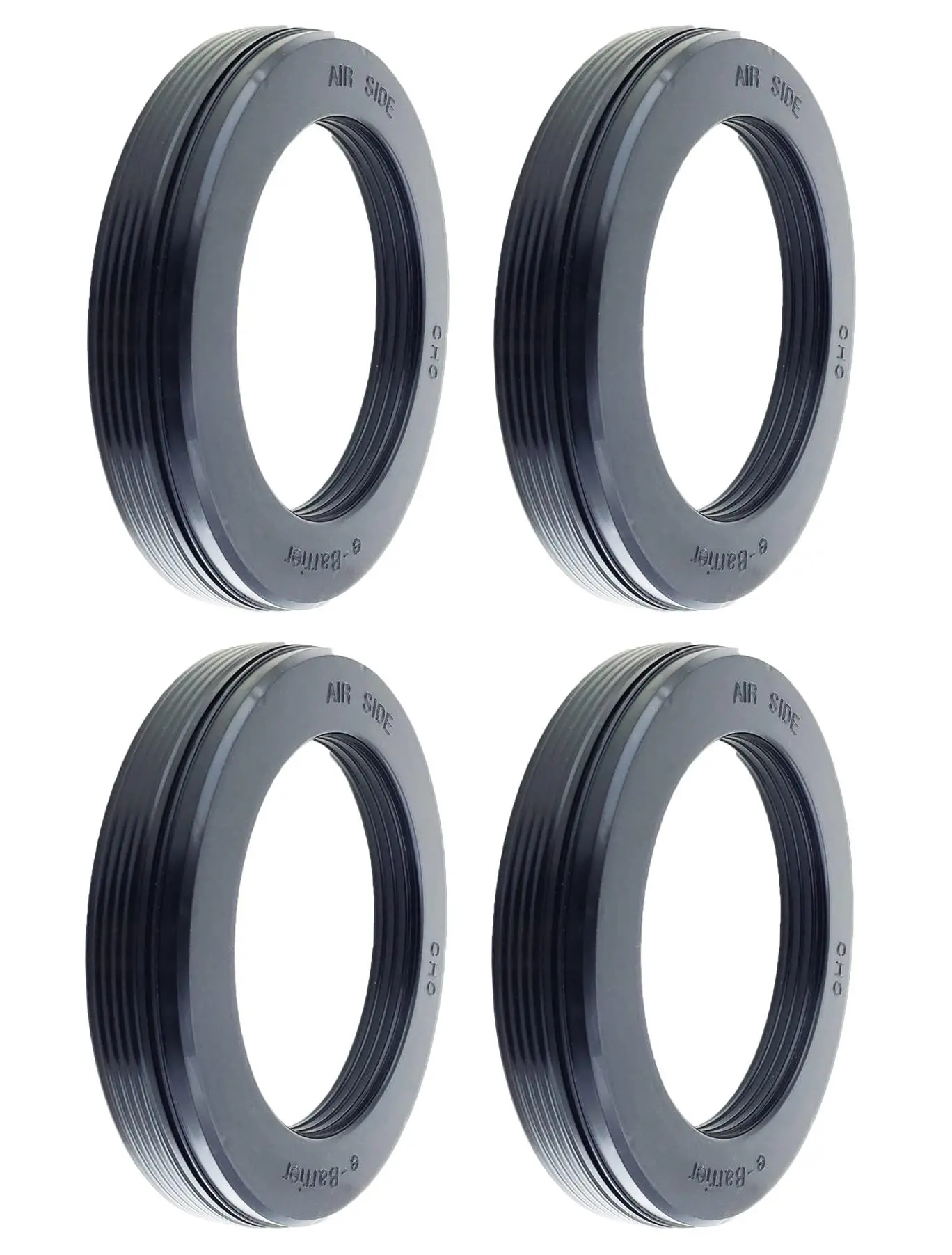 4 Pack of TORQUE High Performance Wheel Seal Drive Trailer Axle (Replaces Stemco 383-0136 & SKF 35058 35066) Replacement for Freightliner Kenworth Peterbilt Navistar Volvo semi Trucks (4 x TR0136)