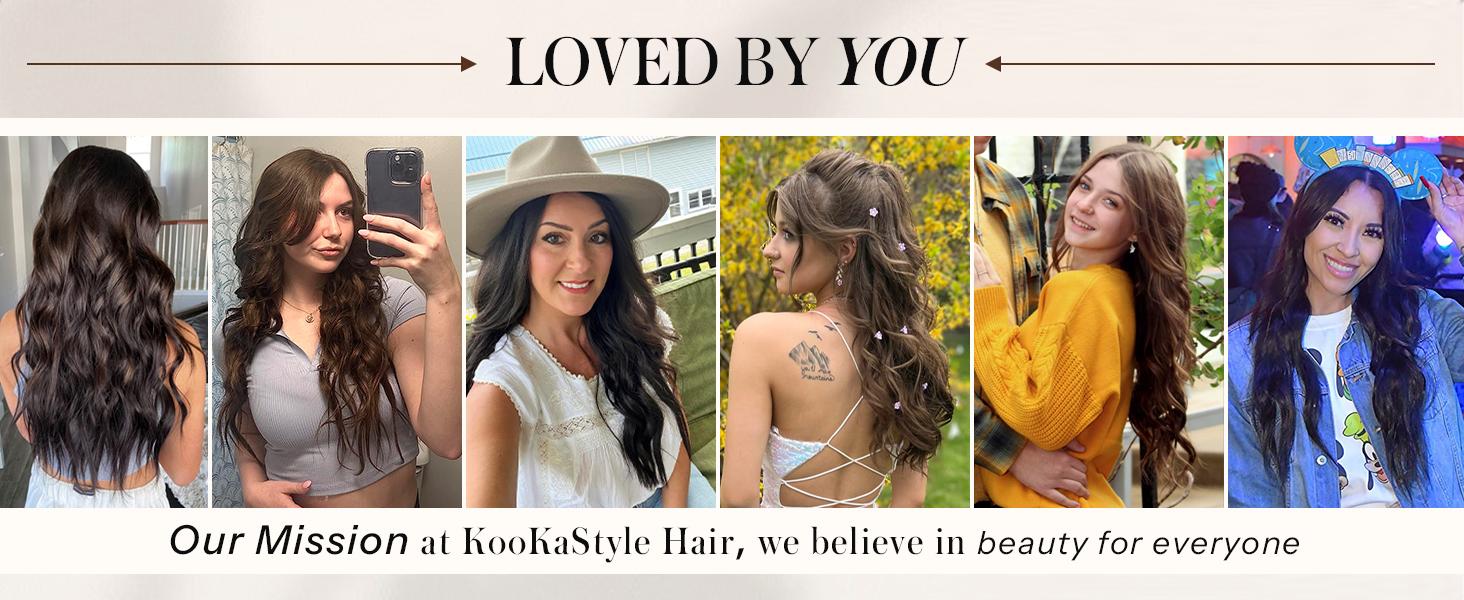 AISI HAIR New 16/20 inch Wavy Invisible Wire Hair Extensions with Transparent Wire Hairpieces for Women halo hair Synthetic Extension