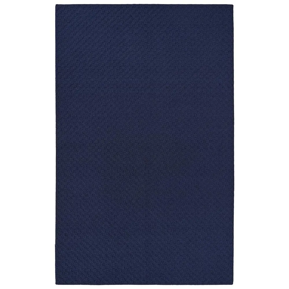 Garland Rug Town Square Navy Blue 3' x 5' Non Slip Area Rug for Living Rooms & Hallways, Stylish & Durable for High-Traffic Areas Navy 3' x 5' (Rectangular)