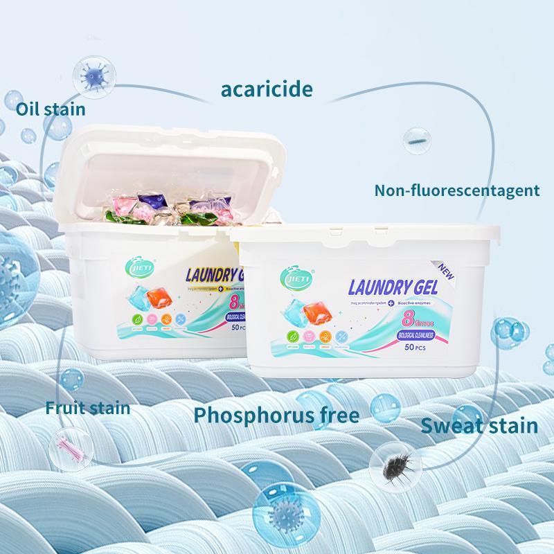 Laundry Detergent Pods 5-in-1 – No-Mess Pre-Measured Capsules for Powerful Clean & Long-Lasting Freshness