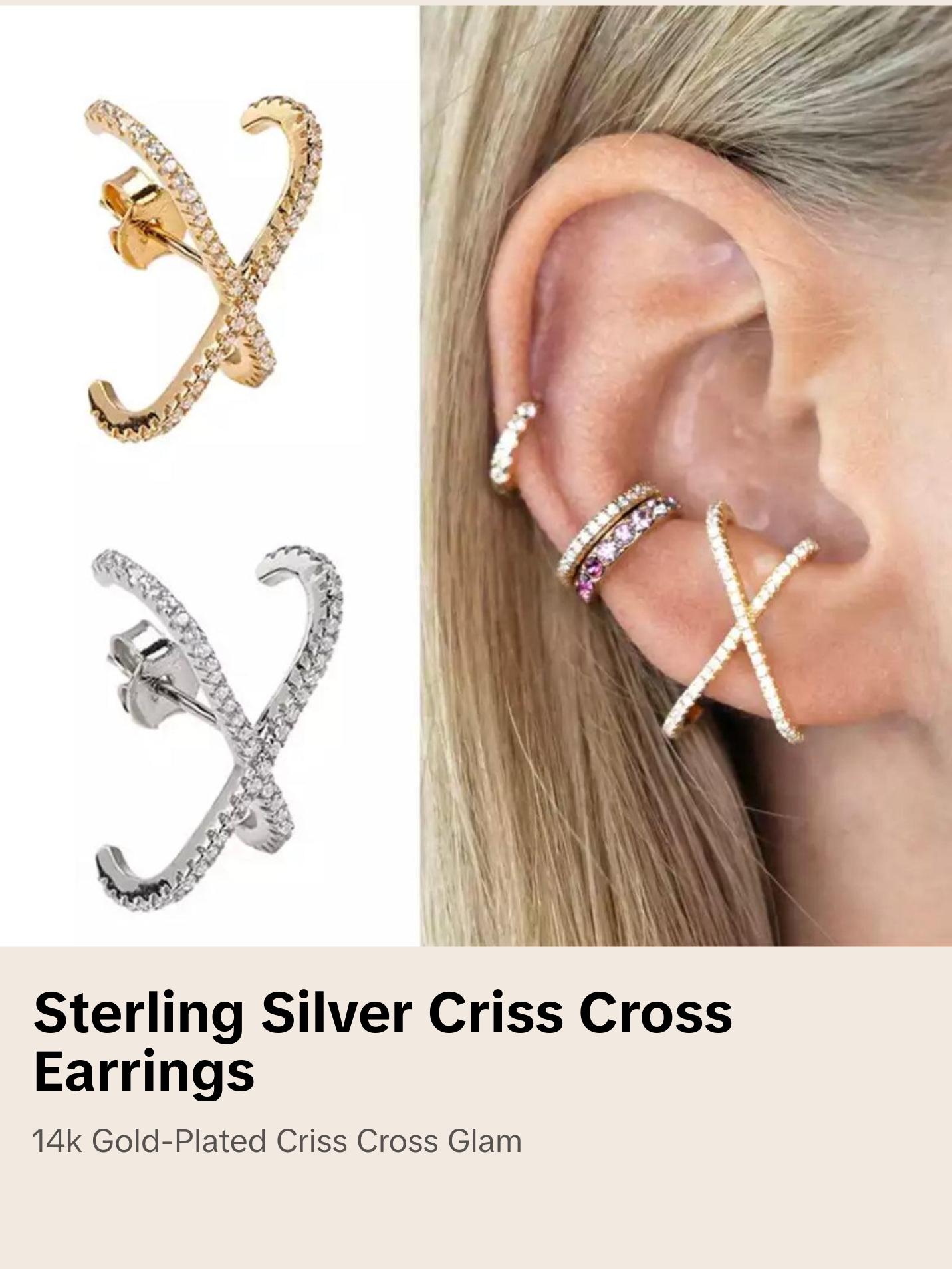Criss Cross Earrings