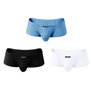 Men’s Seamless Modal Boxer Briefs Slim Fit Lightweight Breathable Underwear