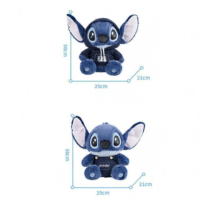 Disney Stitch Series-No. 12 Stitch Sitting Doll - Cute Sitting Plush Toys, Comfortable Plush Doll Pillow, Gifts for Children Kids, Easter Gifts