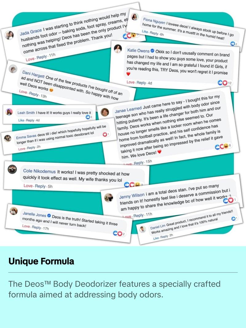 Deos™ Body Deodorizer