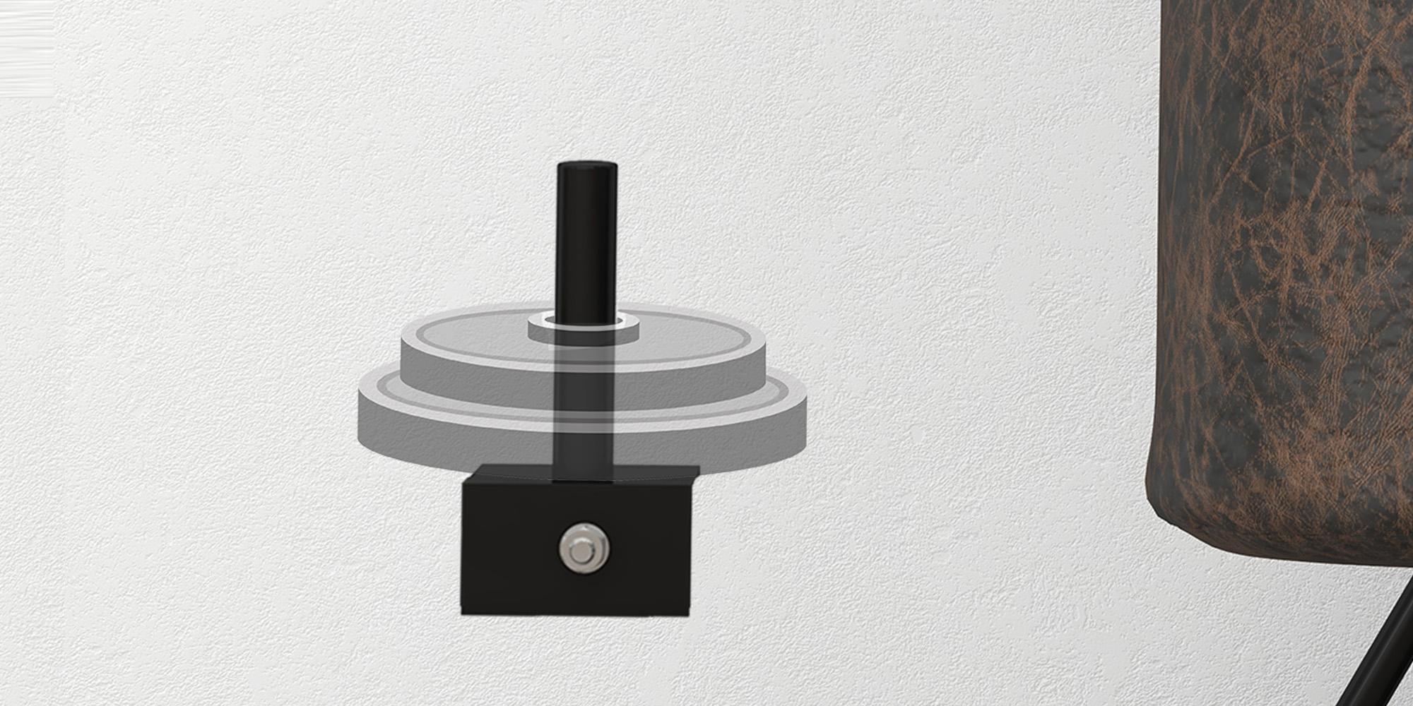 Soozier Foldable Punch Bag Stand, Height Adjustable Heavy Bag Stand with Weighted Base, Free Standing for Home Gym, Stand Only