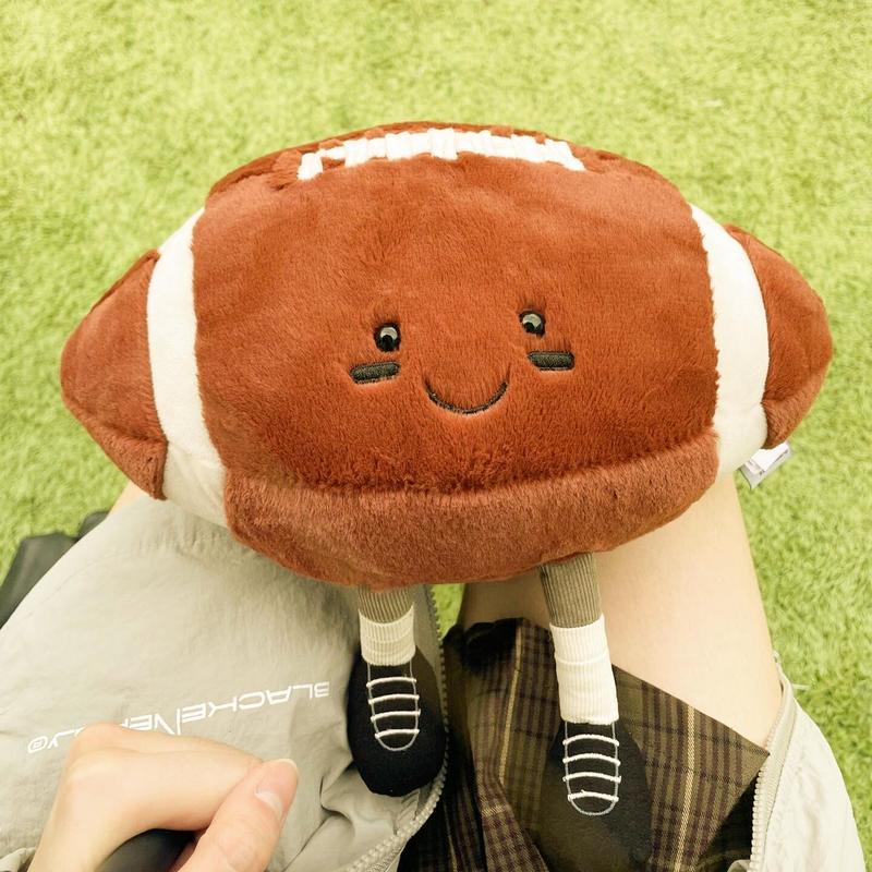 11inch Stuffed Sports Balls Toy Creative FootbalDoll Fun Cute Plush Doll Toy Plush StuffedSpherical Soft Toys Sports Throw PillowCushionKids Gift bubble stuffedanimal