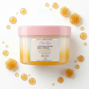 Click Hair Mascarilla de Miel para el Cabello – Deep Hydration, Frizz Control and Mirror Shine for Dry or Damaged Hair