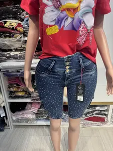 Genesis Colombian Jean Short with internal girdle style 360