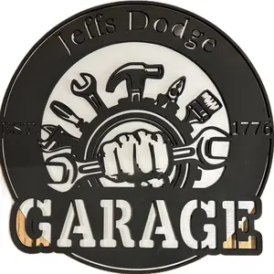 Custom garage sign