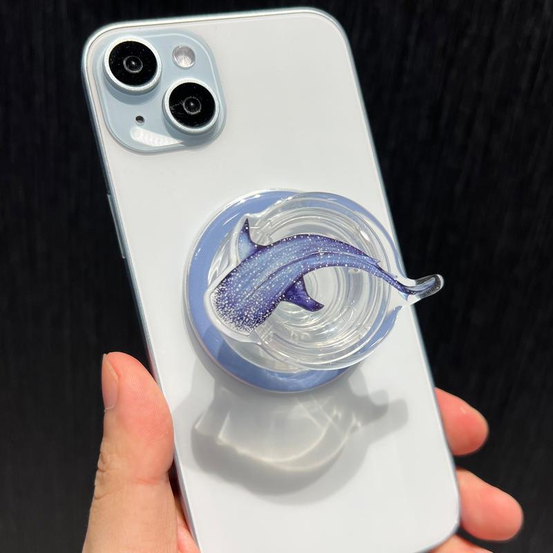 Cute Phone Grip for MagSafe Cases with Kickstand Magnetic Stand Secure Hold Easy Install Hands-Free Wireless Charging Accessory for iPhone MagSafe Cases