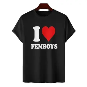 "I Love Femboys" Bold Design - LGBTQ+ Friendly Cotton Tee - Unisex Streetwear - Inclusive Fashion - TikTok Viral Trend - Comfort Fit casual outfits women