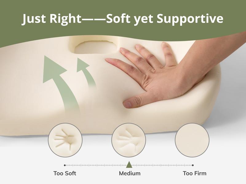 Non-Slip Memory Foam Seat Cushion with Back Support – Ergonomic, Skin-Friendly, Breathable Mesh, Washable Cover, for Office, Car, Home & Outdoor Use