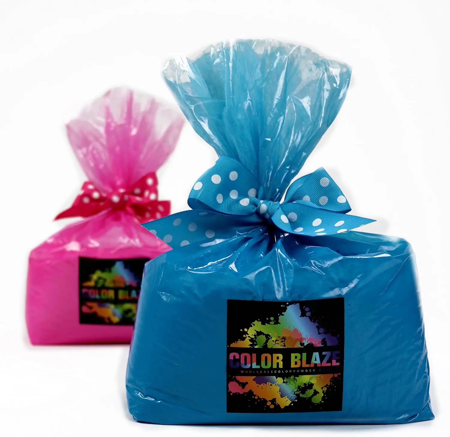 Color Blaze - 10lb Gender Reveal Holi Color Powder (2 - 5lb Bags) - Pink & Blue