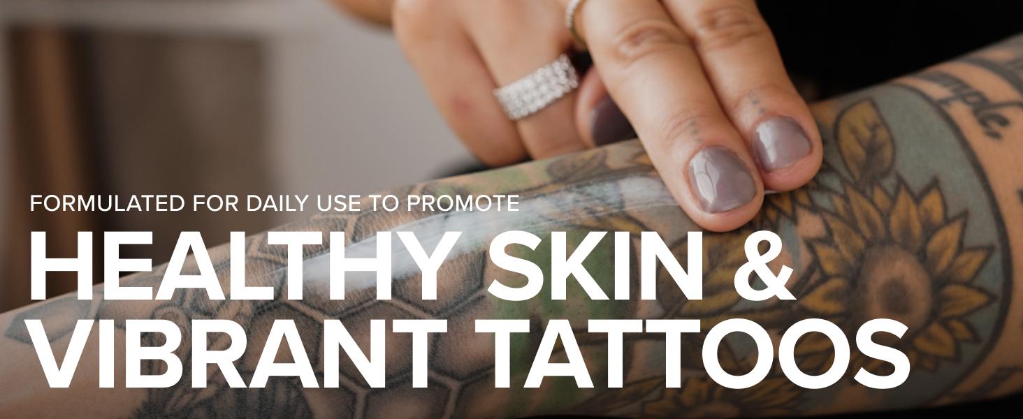 Mad Rabbit Replenish Tattoo Body Lotion - Fragrance-Free Lotion, Non-Greasy & Silicone-Free, Clean Ingredients, Lightweight for Daily Use (3.4 Fl Oz)