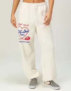 THE MAYFAIR GROUP Self Love Womens Oversized Jogger Sweatpants