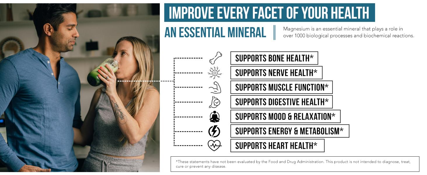 Liquid Magnesium | 8 oz – Ionic Magnesium Chloride for Fast Absorption – Supports Calm Mood, Sleep & Muscle Relief – Vegan, Glass Bottle (96 Servings) Supplement Essential Liquid Magnesium | 8 oz – Ionic Magnesium Chloride for Fast Absorption – Supports Calm Mood, Sleep & Muscle Relief – Vegan, Glass Bottle (96 Servings) Supplement Essential
