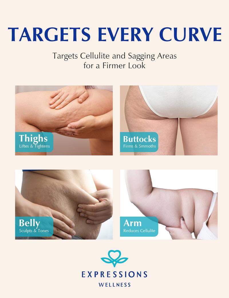 15-Day Fast-Acting Anti Cellulite Sculpting & Tightening Burn Gold Massage Cream | Cryo Thermo Firming Gold Gel for Belly Thigh Butt & Arm Firming Toning Moisturizing Sculpting & Smoothing|Unisex Body Contouring Treatment for Men & Women |200 G