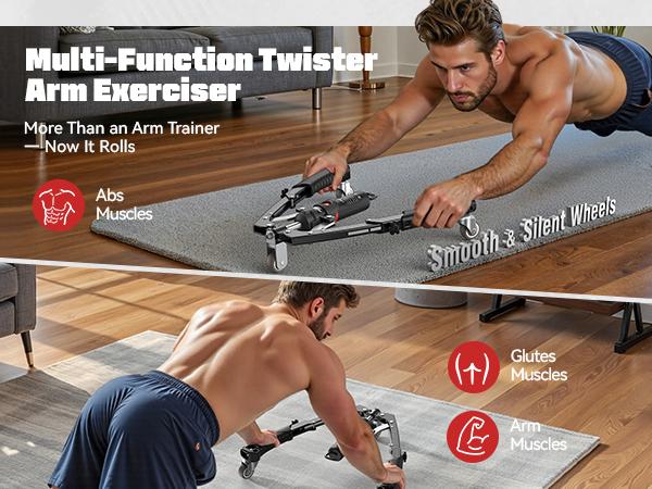 Flybird 3-in-1 Portable Gym: Hydraulic Chest Press & Arm Twister with Flex Core Tech | 15-Level Resistance (22-440lb) for Total Upper Body Training #TikTokShopBlackFriday #TikTokShopCyberMonday