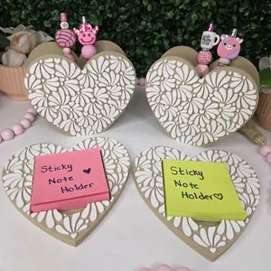 Mexican Talavera Desk Set Pen Holder And Sticky Note Holder, Desk Decor