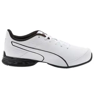 PUMA Mens Super Levitate Running Sneakers Shoes - Black, White