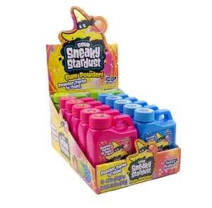 Sneaky Stardust Gum Powder Green Apple Strawberry Blueberry 12 Pieces