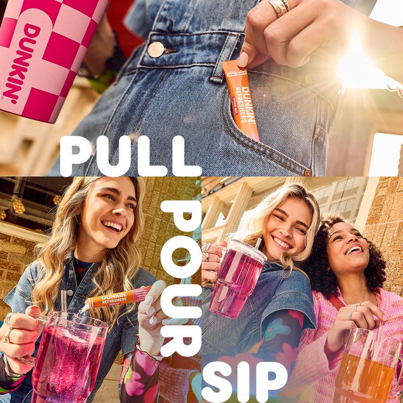 Dunkin' Refreshers 40ct Variety Pack Sugar Free Singles To Go Drink Mix