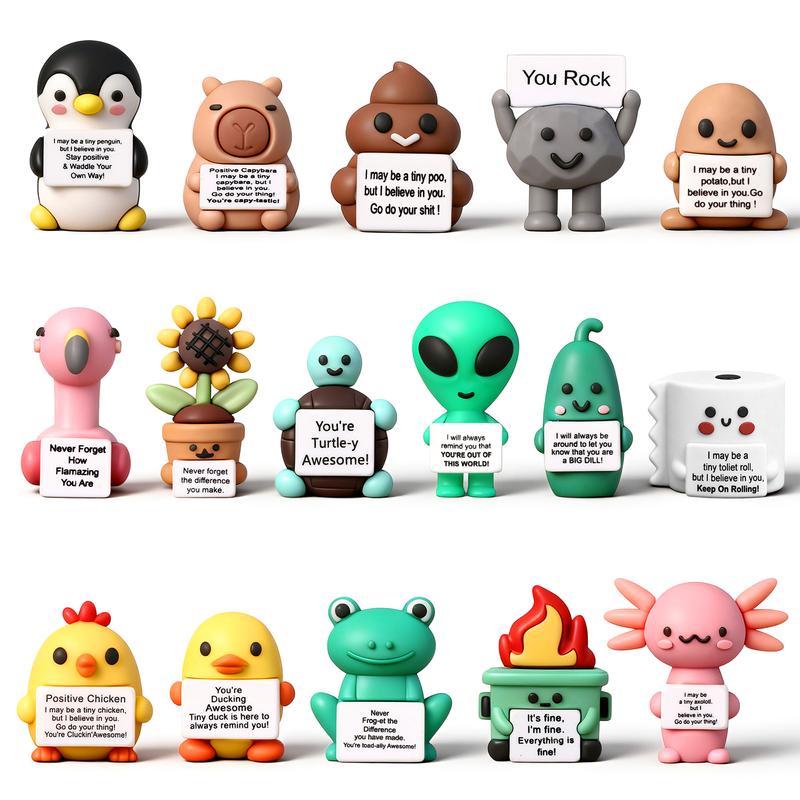 Easter You Rock Figurine New Arrival Mini Rubber Stone Statue Motivational Desktop Decoration Ornament Spread Love Emotional Support Employee Appreciation Positive Gifts for Office Worker Colleague Students Friends Party Gift Easter basket stuffers