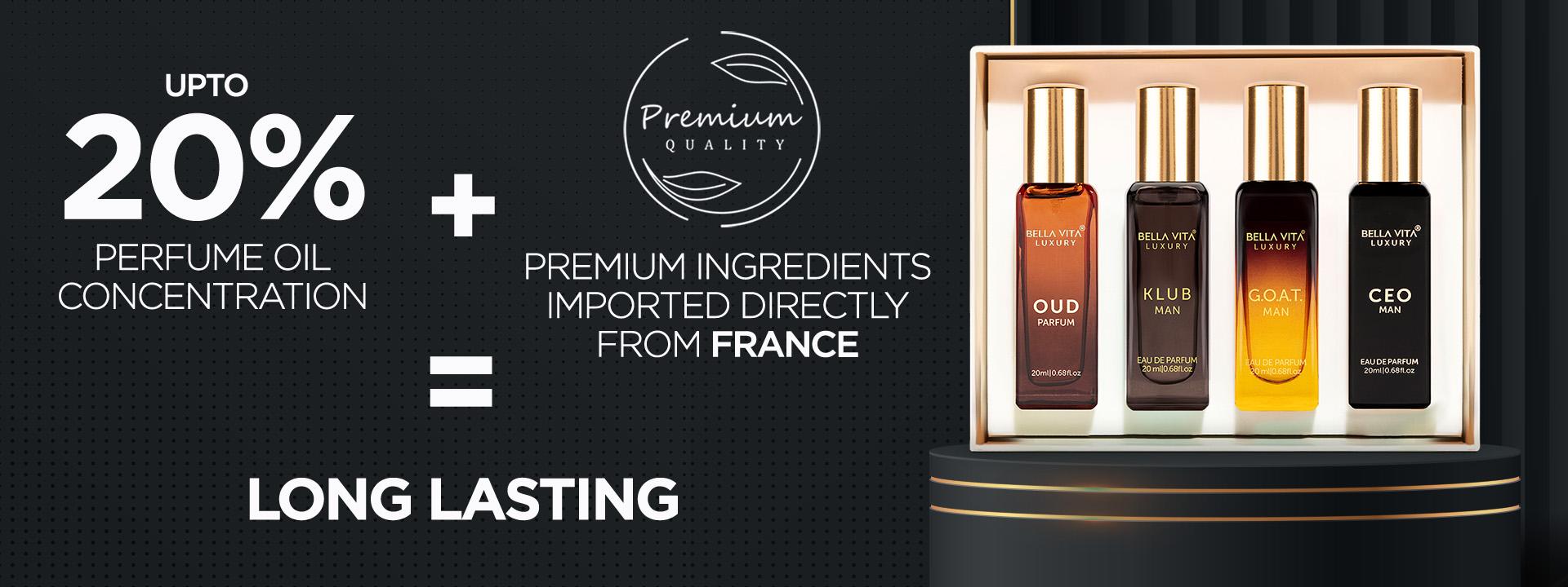 BellaVita Luxury's Perfume Gift Set for Men | 4 Luxury Minis | Long Lasting | G.O.A.T. , Oud, CEO Man, Klub Man | Eau De Parfum | Portable Perfume Kit | Perfect Father's Day Gift | Super Brand Day Exclusive BellaVita Luxury's Perfume Gift Set for Men | 4 Luxury Minis | Long Lasting | G.O.A.T. , Oud, CEO Man, Klub Man | Eau De Parfum | Portable Perfume Kit | Perfect Father's Day Gift | Super Brand Day Exclusive