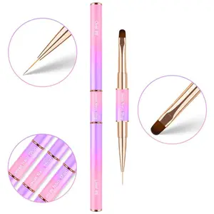 Oval & Liner Brush 2 in 1