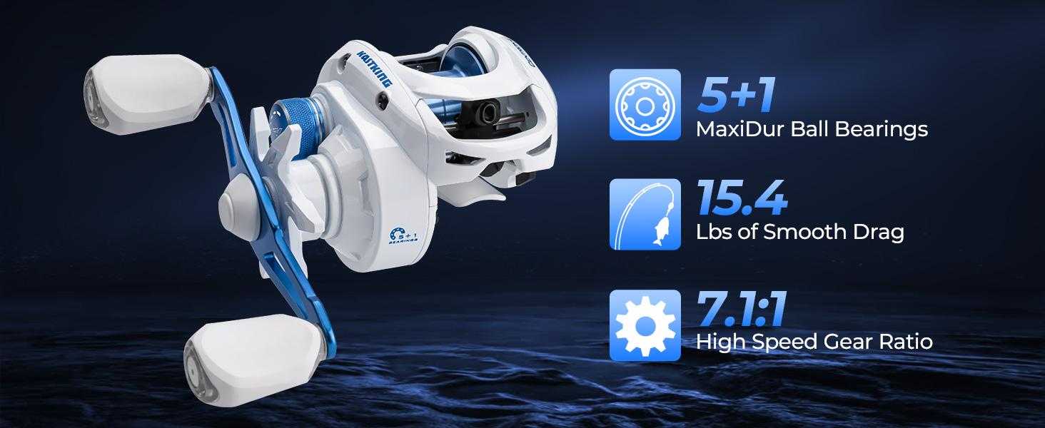 KastKing Centron Lite Casting Rod and Reel Combo, IM6 Graphite 2Pc Blanks, Stainless Steel Guides with Ceramic Rings, Contoured EVA Handles & Fighting Butt, Split or Full Rear Handle Design, 10 Models KastKing Centron Lite Casting Rod and Reel Combo, IM6 Graphite 2Pc Blanks, Stainless Steel Guides with Ceramic Rings, Contoured EVA Handles & Fighting Butt, Split or Full Rear Handle Design, 10 Models