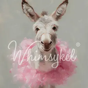 Whimsykel - Donkey Dance Decoupage Paper (21x29 Size)