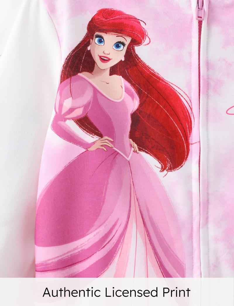 Disney Princess Kids' Baseball Jackets Featuring Moana Rapunzel & Other Princesses Colorful Printed Cute Style