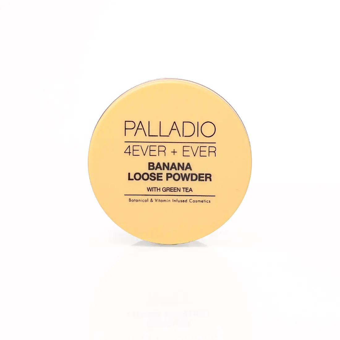 Palladio Banana Loose Setting Powder - Lightweight Makeup Powder with Green Tea, Fluffy Application for Foundation & Blush, Titanium-Infused Matte Finish, Under Eye Powder
