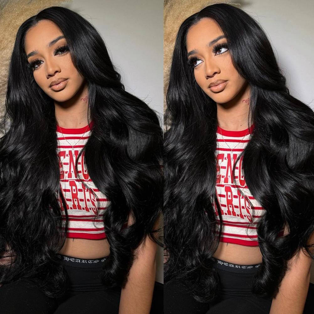 QUANDIAN Loose Body Wave Lace Front Wigs Pre Bleached knots 200% Density 13x4 HD Lace Balayage Highlight Wig Human Hair Springtok QUANDIAN Loose Body Wave Lace Front Wigs Pre Bleached knots 200% Density 13x4 HD Lace Balayage Highlight Wig Human Hair Springtok