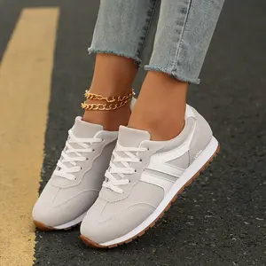 Retro  Women's Running Shoes Casual Lightweight Lace Up Athletic Shoes