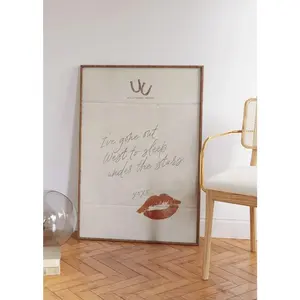 Romantic Cowboy Wall Art - Motel Lettering Print - Western Retro Decor - Wild West Aesthetic - Trendy Apartment Gift - Preppy Home Prints