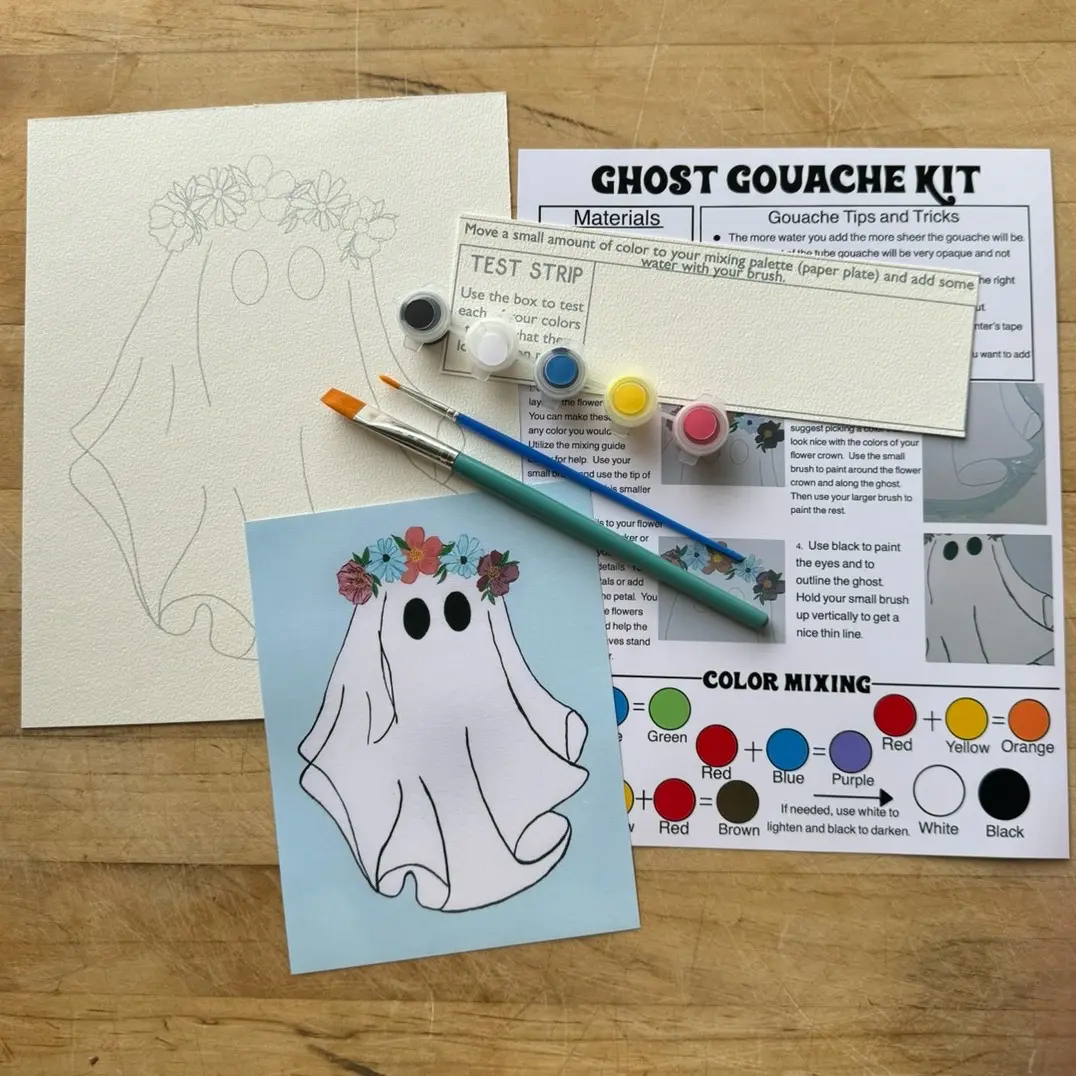 Ghost Gouache Painting Kit