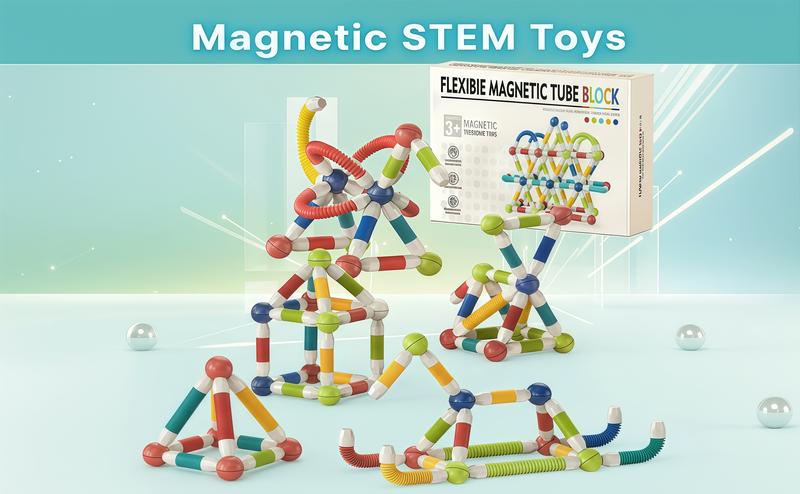 Magnetic Sticks and Balls Building Set | Sensory Montessori Toys for Kids Ages 3 4 5 | Toddler Construction Toys for Creative Family Play & Birthday Gifts Magnetic Sticks and Balls Building Set | Sensory Montessori Toys for Kids Ages 3 4 5 | Toddler Construction Toys for Creative Family Play & Birthday Gifts