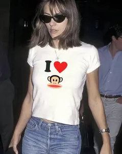 I Heart Paul Frank Baby Tee – Iconic Style for  Women!