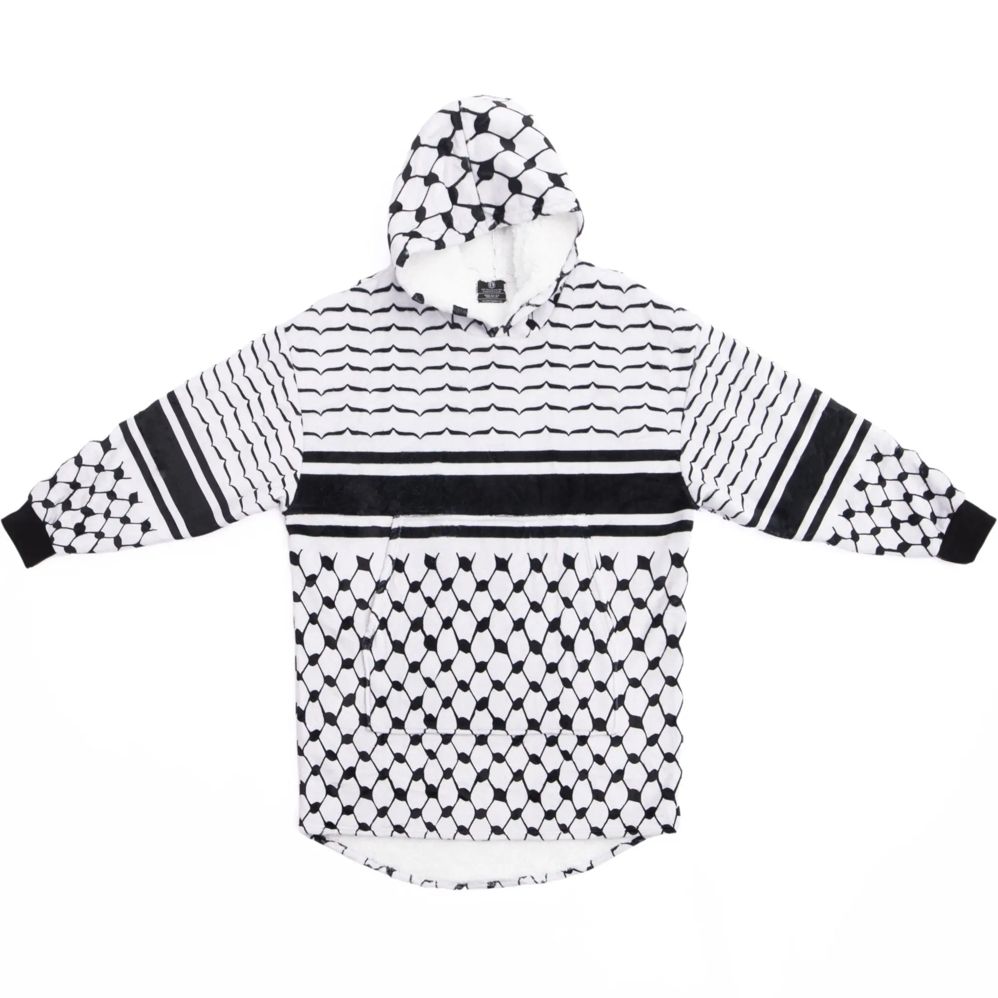 Kufiya Blanket Hoodie Kufiya Blanket Hoodie