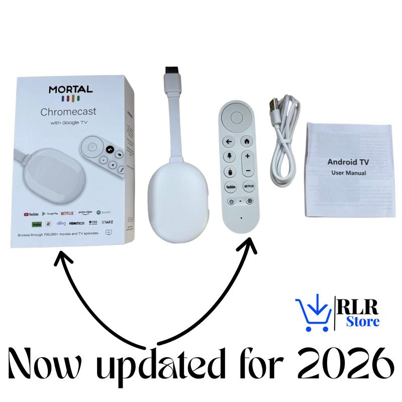 2026 Android 14 Streaming TV Stick Voice Control 2GB/16GB Mortal Q2 Dual WiFi